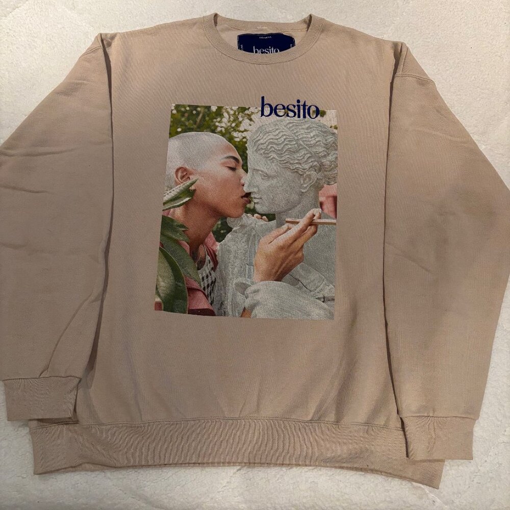 BESITO - Men's Crew Neck Sweater - Size XXL (2XL)